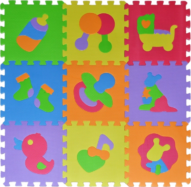 Pena sestavljanka igrače 28 × 28 cm