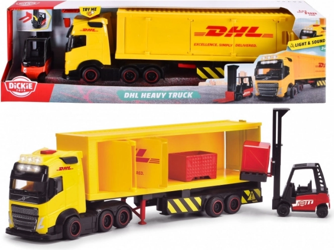 tovornjak s prikolico DHL 35 cm od Dickie Toys