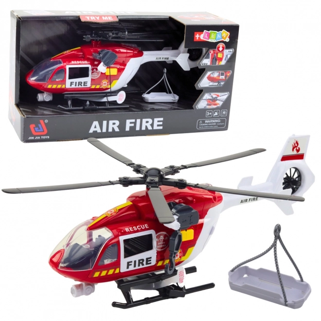 Gasilniško reševalni helikopter s svetlobnimi in zvočnimi učinki 1:12