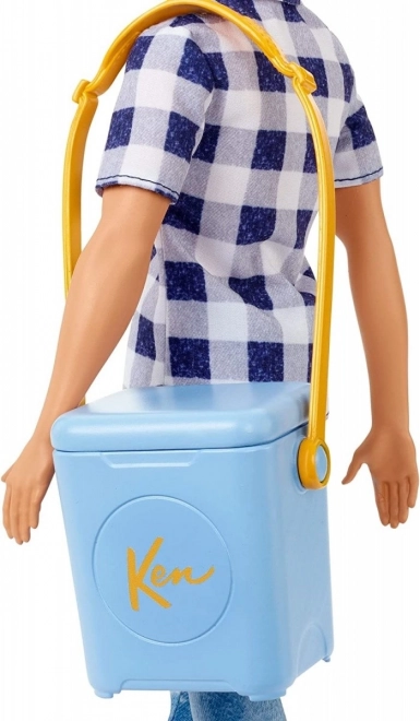 Punčka Barbie Kampiranje Ken s pripomočki
