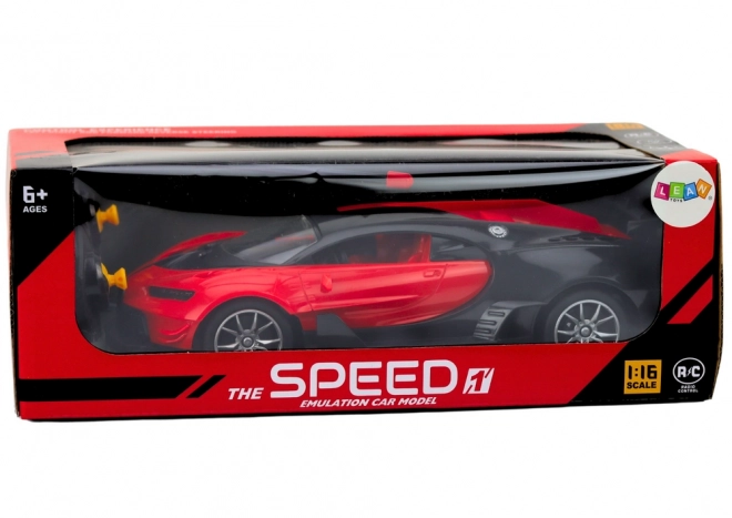 Daljinsko vodeni športni avto rdeč 1:16 RC avto