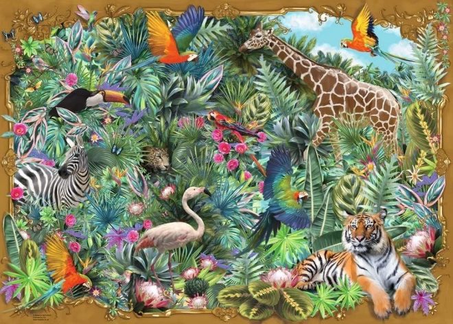 Ravensburger sestavljanka 1000 koščkov v globinah džungle