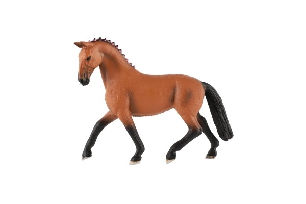 Realističen plastičen model konja rjavec 13 cm