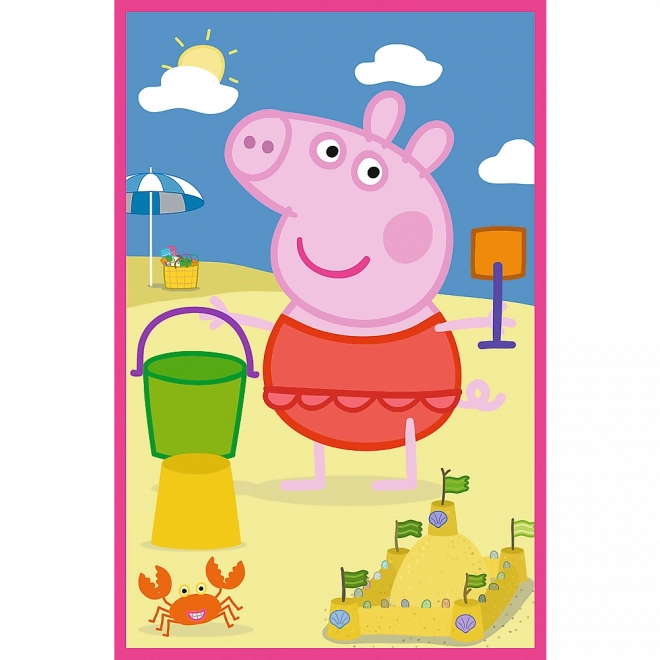 Sestavljanka 3x50 Peppa Pig - Moč prijateljstva