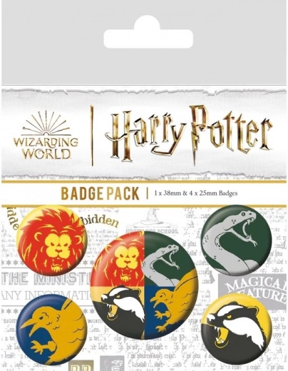 Set značk Harry Potter – domovi