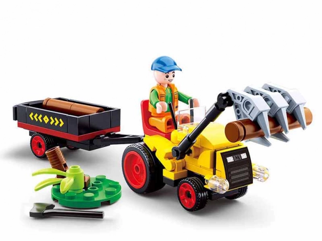 Sluban Town Farma Traktor s prikolico