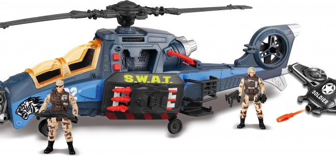 Otroški helikopter s figuricami in učinki