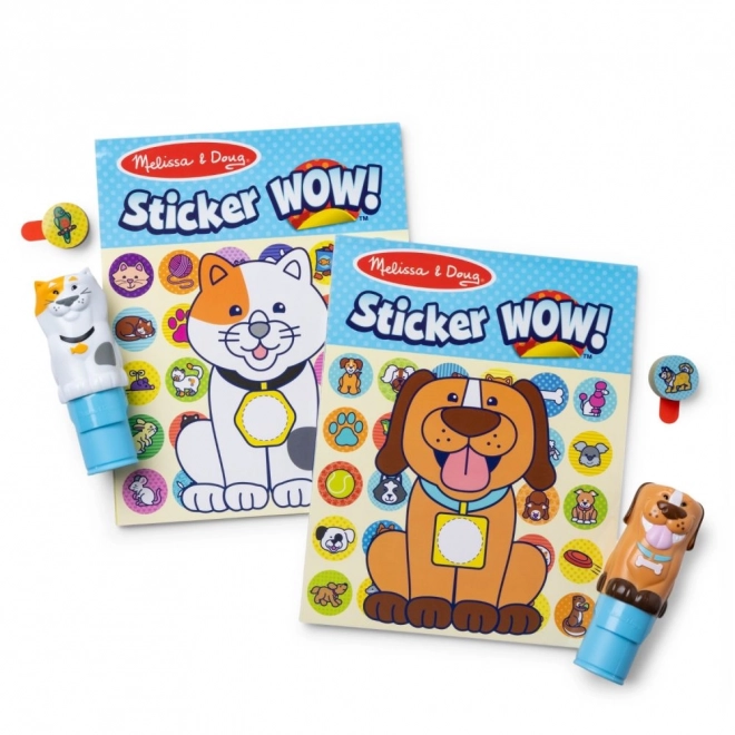 Sticker WOW! dvopaket z nalepkami - Pes in Mačka (900 nalepk)