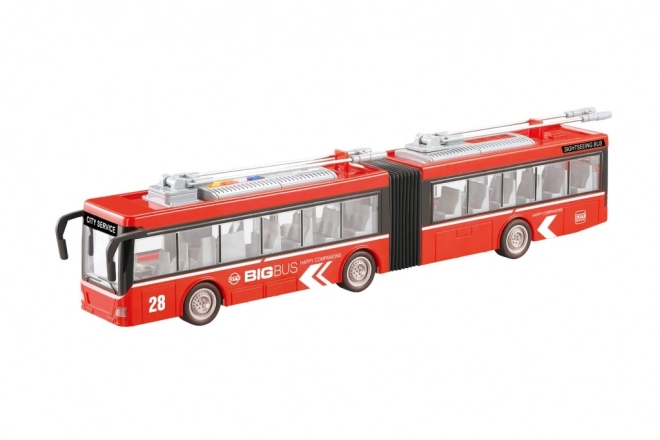 Zglobni trolejbus na vztrajnik 1:16