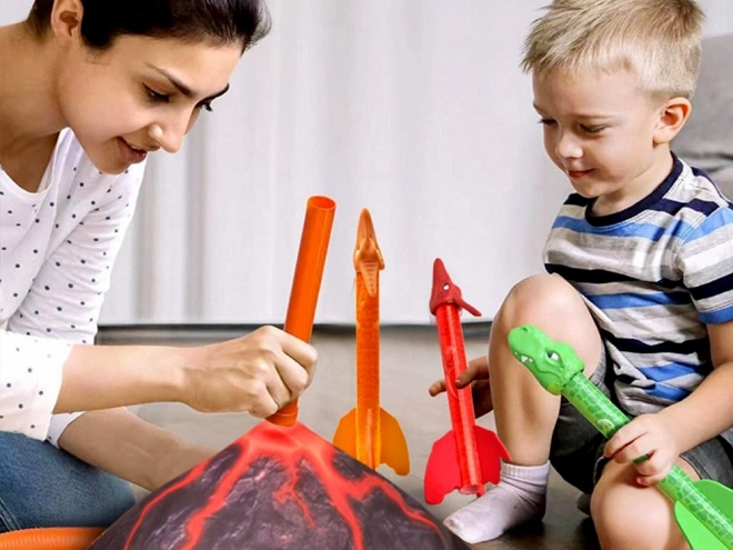 Vulkan na dinosaurje streljalnik
