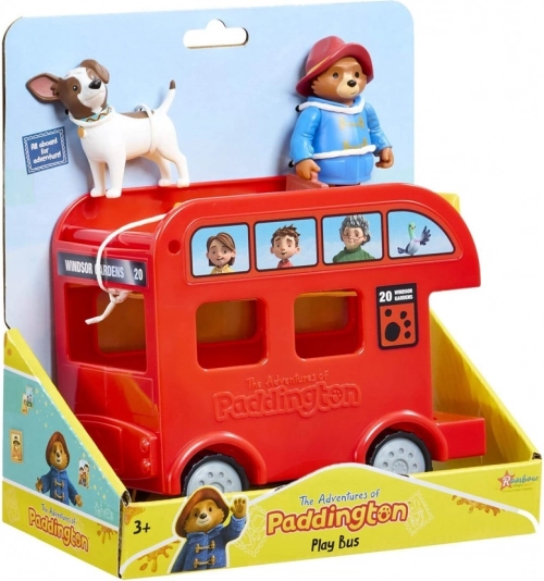 Igralni set Paddington z rdečim avtobusom