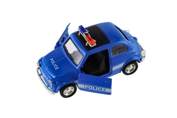 Samodejna policijska retro 11cm kovina/plast z vzvratnim navijanjem na baterije s svetlobo 4 vrste