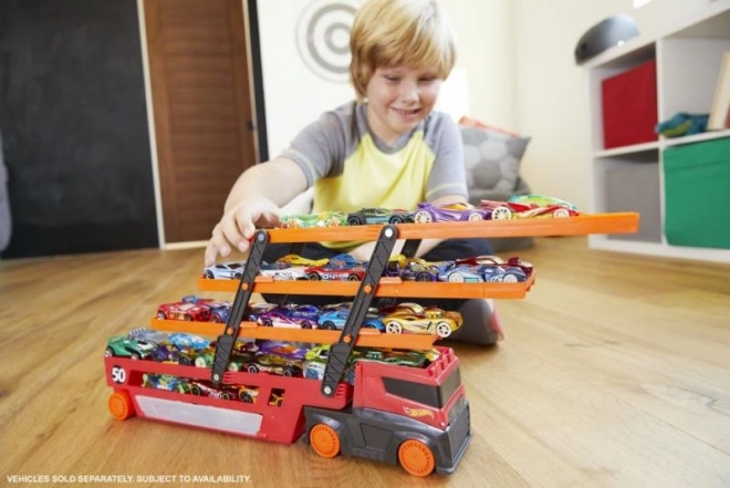 Mega Transporter Hot Wheels 50. obletnica