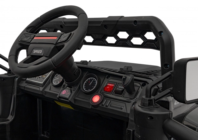 Otroški električni avto off-road črne barve