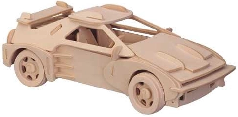 Lesene 3D sestavljanke športni avto Ferrari – velik model