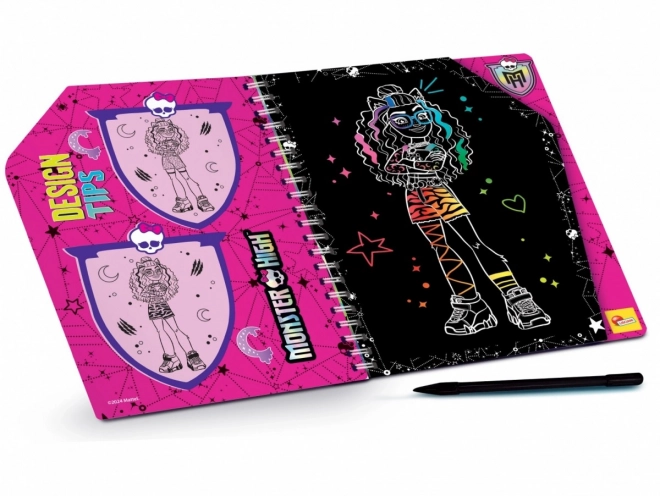 Scratch razkriti Sketchbook Scratch razkriti Monster High Forever Friends
