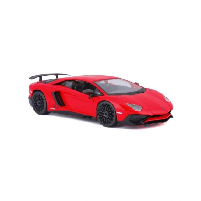 Bburago Lamborghini Aventador SV Coupe 1:24 rdeč