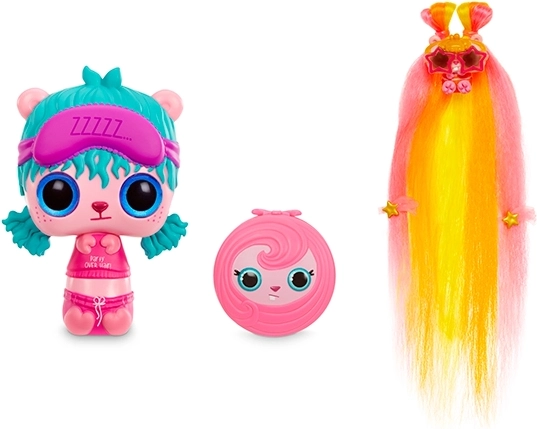 Pop Pop Hair Surprise 3v1 punčka Sidekick s presenečenjem v laseh