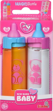 magične stekleničke za punčke New Born Baby – set 2 kos