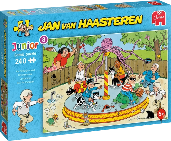 Sestavljanka JUMBO Jan van Haasteren Junior: Vrtiljak 240 koščkov