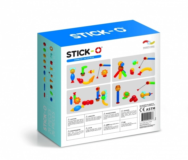 Stick-O Magnetna gradbena igra Ribolov