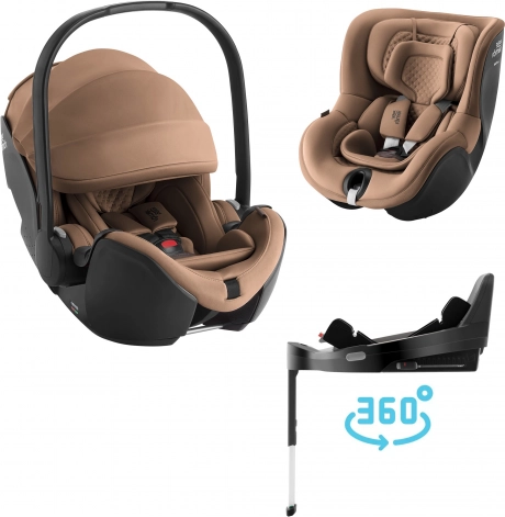 Avtosedež set Baby-Safe Pro Lux in Dualfix 5Z Lux z Vario Base 5Z Warm Caramel