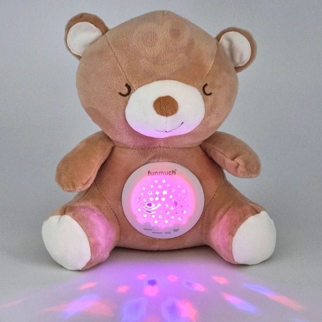 Woopie Baby pomirjujoči plišast medvedek s projektorjem 2v1