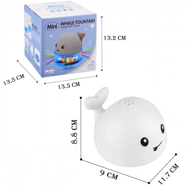 Kopalka igračika kit z fontano