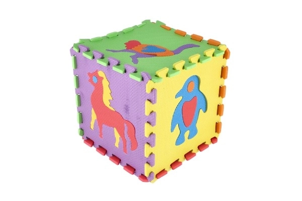 Pena puzzle Živali 29x29x1cm 10 kos v foliji