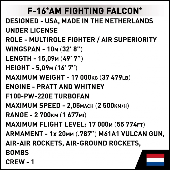 Komplet F-16 AM Fighting Falcon