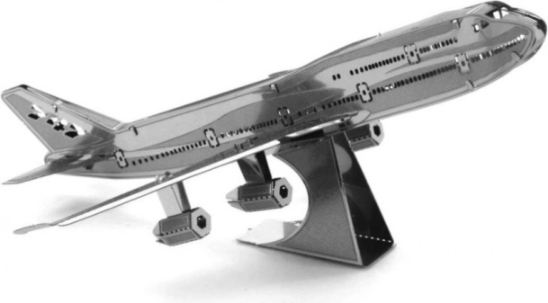METAL EARTH 3D sestavljanka Potniško letalo Boeing 747