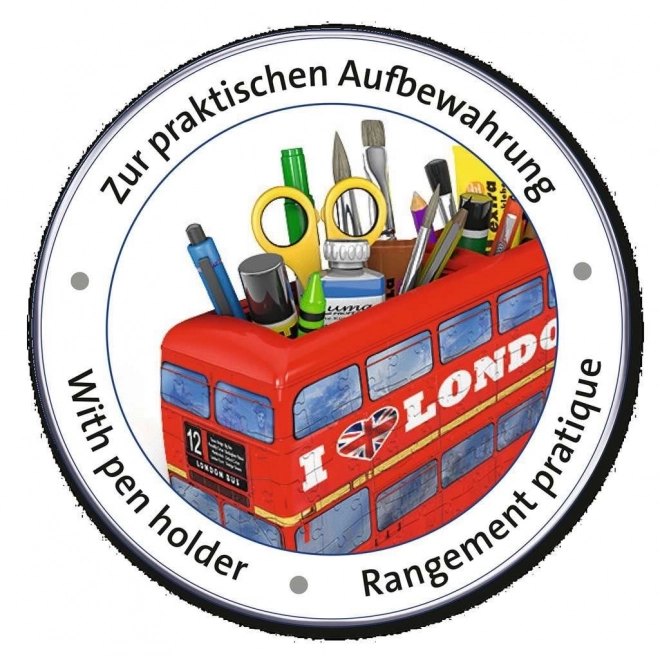 Ravensburger 3D sestavljanka londonski avtobus Doubledecker 216 kosov