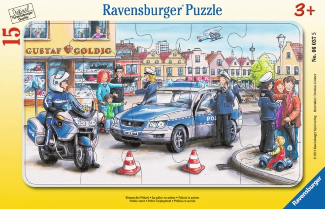 RAVENSBURGER Sestavljanka Policija 15 kosov
