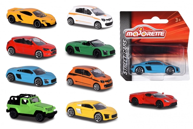 Majorette Street Cars, kovinska vozila