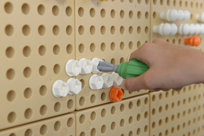 Masterkidz orodje z vrtalnikom in 8 elementi za znanstveno-kreativno ploščo STEM