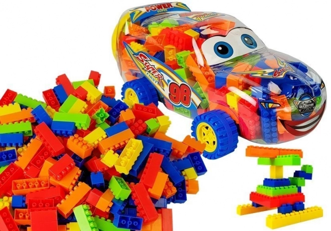 Gradniki v kozarcu Avto 35 cm 205 kock