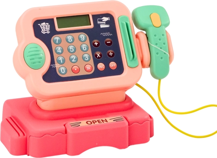 Pristen občutek blagajne z lučkami in zvoki