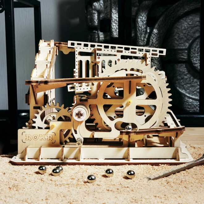 Trapdoors Marmorna Ekipa - Krogelna steza - 3D lesena sestavljanka