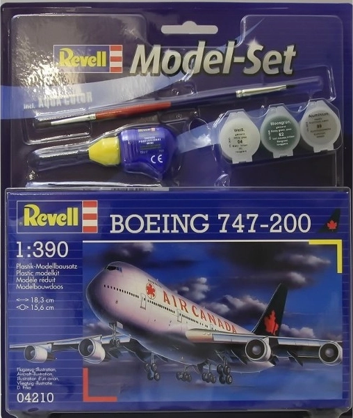 Modelarski komplet boeing 747-200 v merilu 1:390