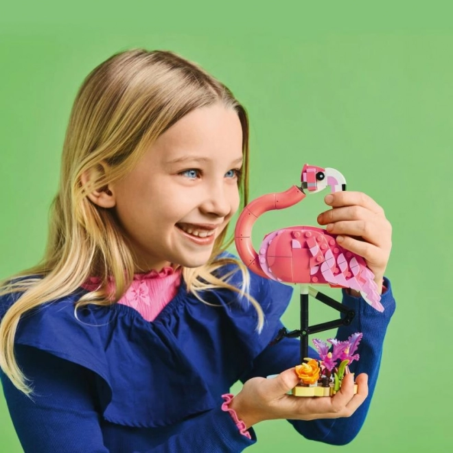 LEGO Creator 3 v 1 31170 Divje živali: Rožnati flamingo