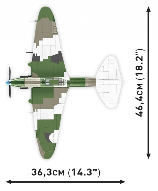 Zgradbeni Set Zgodovinska Kolekcija WWII Ilyushin Il-2 1943
