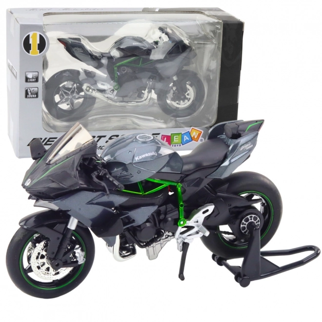Kovinski Športni Motocikel z Učinki Svetlobe in Zvoka