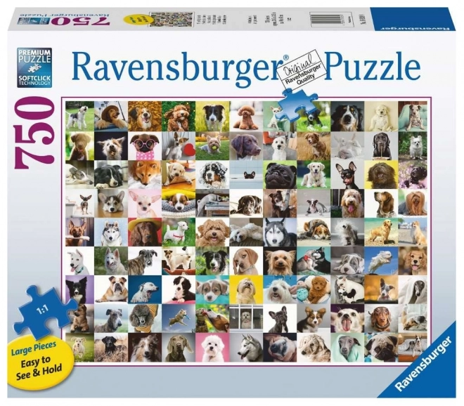 RAVENSBURGER Uganka 99 prikupnih psov XL 750 delcev