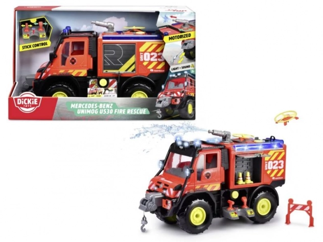 Gasilski tovornjak Mercedes-Benz Unimog U530 z učinki