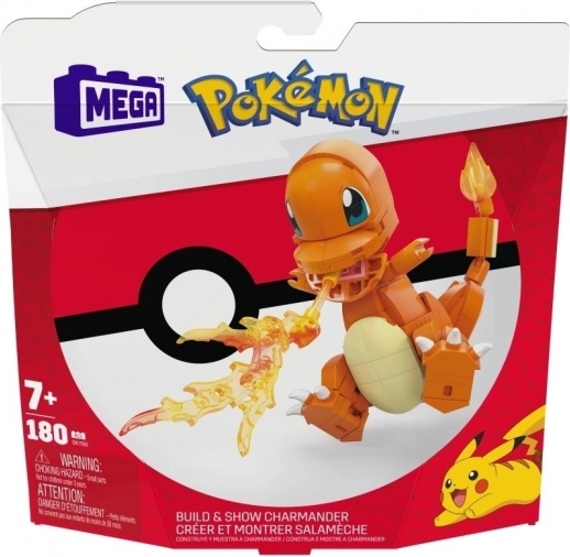 Konstruktor Pokémon Squirtle srednji – sestavljiva figurica – Charmander