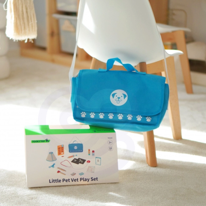 Tooky Toy veterinarski set s torbo 17 delov