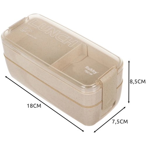 Škatla za kosilo - škatla za prigrizke 750ml Ruhhy 24528