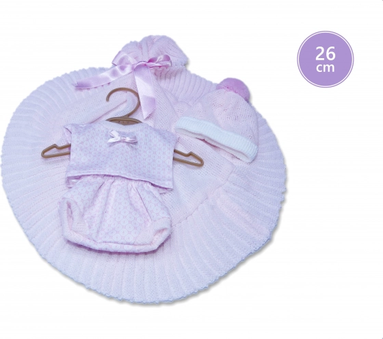 Oblačilo za punčko dojenčka Llorens New Born 26 cm