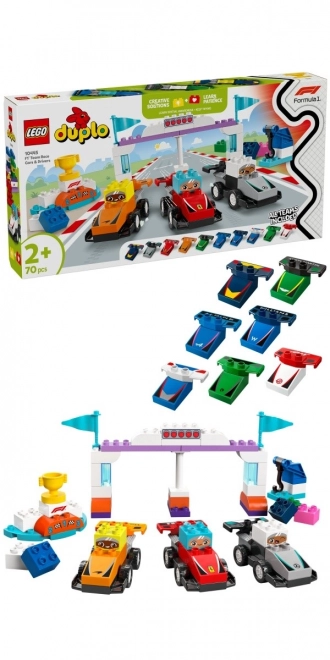 Formula 1 bolidi in vozniki DUPLO