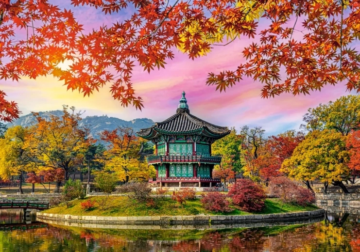 Sestavljanka Palača Gyeongbokgung, Južna Koreja 500 koščkov